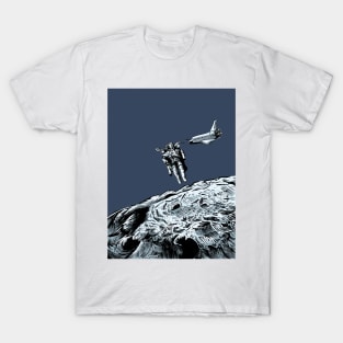 Spaceman by the moon T-Shirt